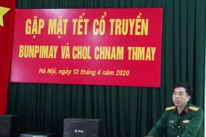 Trường Sĩ quan Phòng hóa tổ chức buổi Gặp mặt Tết cổ truyền Chol Chnam Thmay của Campuchia và Bunpimay của Lào năm 2020
