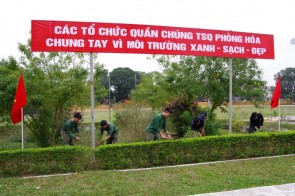 Trường Sĩ quan Phòng hóa tích cực hưởng ứng  Ngày Môi trường Thế giới và Ngày Đại dương Thế giới năm 2020