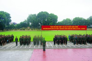 Trường Sĩ quan Phòng hóa tích cực hưởng ứng Chiến dịch Làm cho thế giới sạch hơn năm 2023