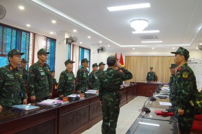 Binh chủng Hóa học kiểm tra luyện tập chuyển trạng thái sẵn sàng chiến đấu năm 2025 tại Trường Sĩ quan Phòng hóa