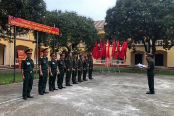Trường Sĩ quan Phòng hóa tổ chức Thi Tốt nghiệp Quốc gia năm 2025 cho học viên Lào, Campuchia