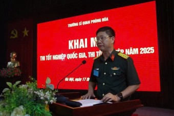 Trường Sĩ quan Phòng hóa Khai mạc Thi tốt nghiệp quốc gia, Thi tốt nghiệp năm 2025