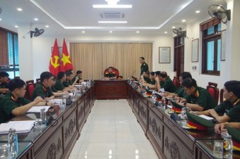 Binh chủng Hóa học kiểm tra kết thúc huấn luyện giai đoạn 1 năm 2025 đối với Trường Sĩ quan Phòng hóa