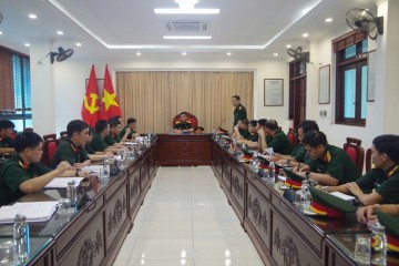 Binh chủng Hóa học kiểm tra kết thúc huấn luyện giai đoạn 1 năm 2025 đối với Trường Sĩ quan Phòng hóa
