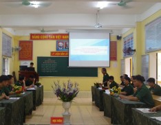 Trường Sĩ quan Phòng hóa tổ chức cho học viên khóa 25, đào tạo Sĩ quan Chỉ huy - Kỹ thuật Hóa học cấp phân đội, trình độ đại học Bảo vệ khóa luận tốt nghiệp