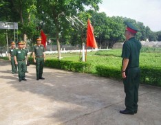 Trường Sĩ quan Phòng hóa tổ chức Thi tốt nghiệp môn chuyên ngành cho học viên Đại đội 4