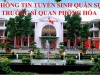 Trường Sĩ quan Phòng hóa Tuyên truyền, hướng nghiệp tuyển sinh quân sự năm 2025